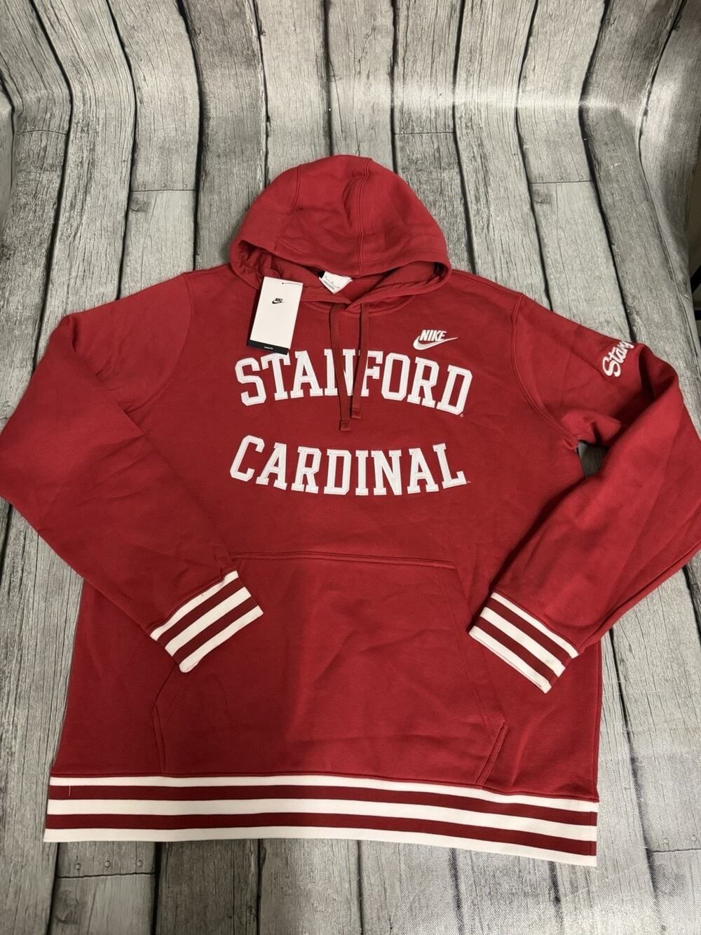 NWT Men’s Nike Stanford Cardinal Retro Legacy Hoodie XL Cardinal Red